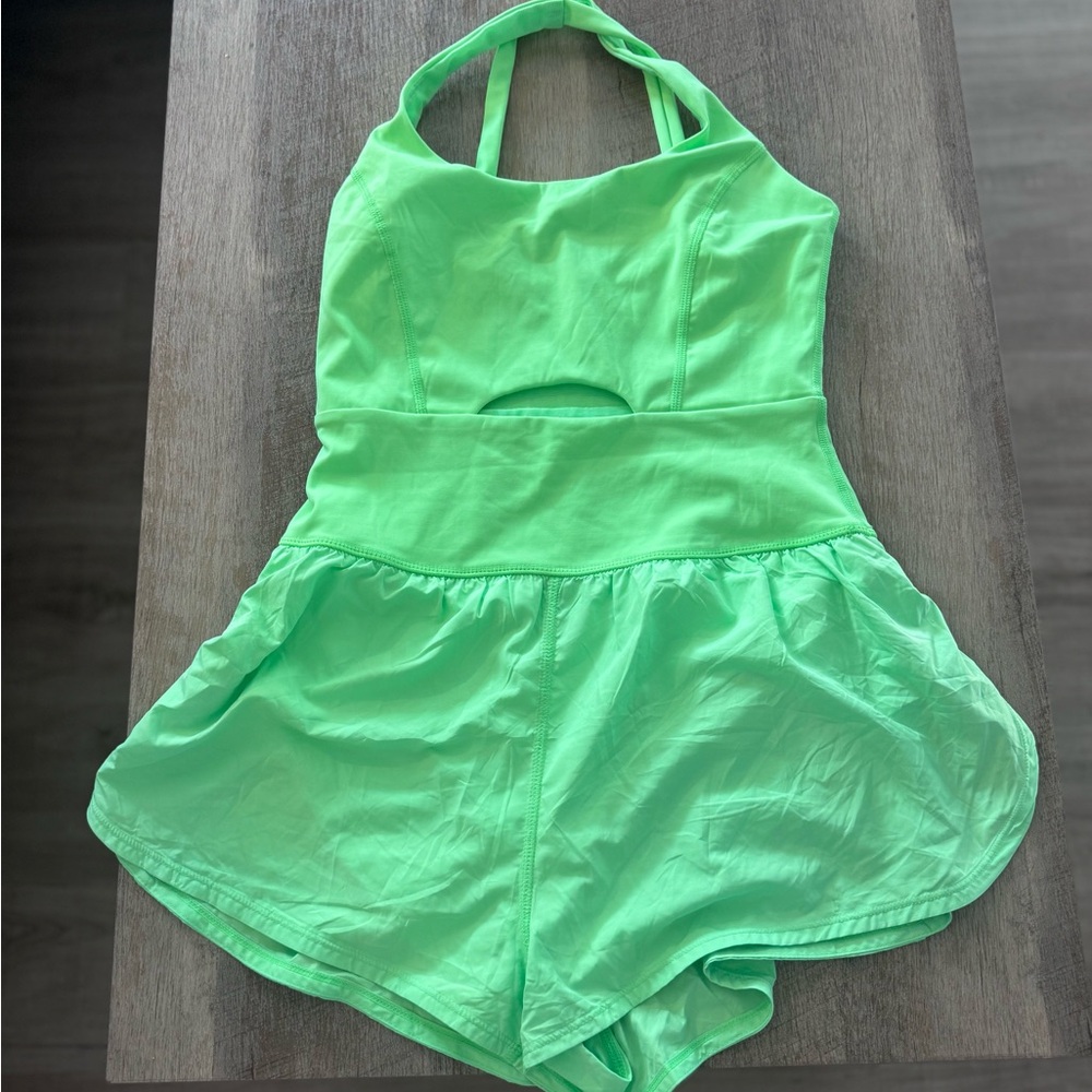 Free People Movement | Righteous Runsie Neon Lime